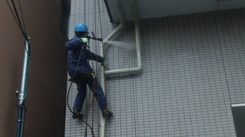 王子マンション外壁清掃